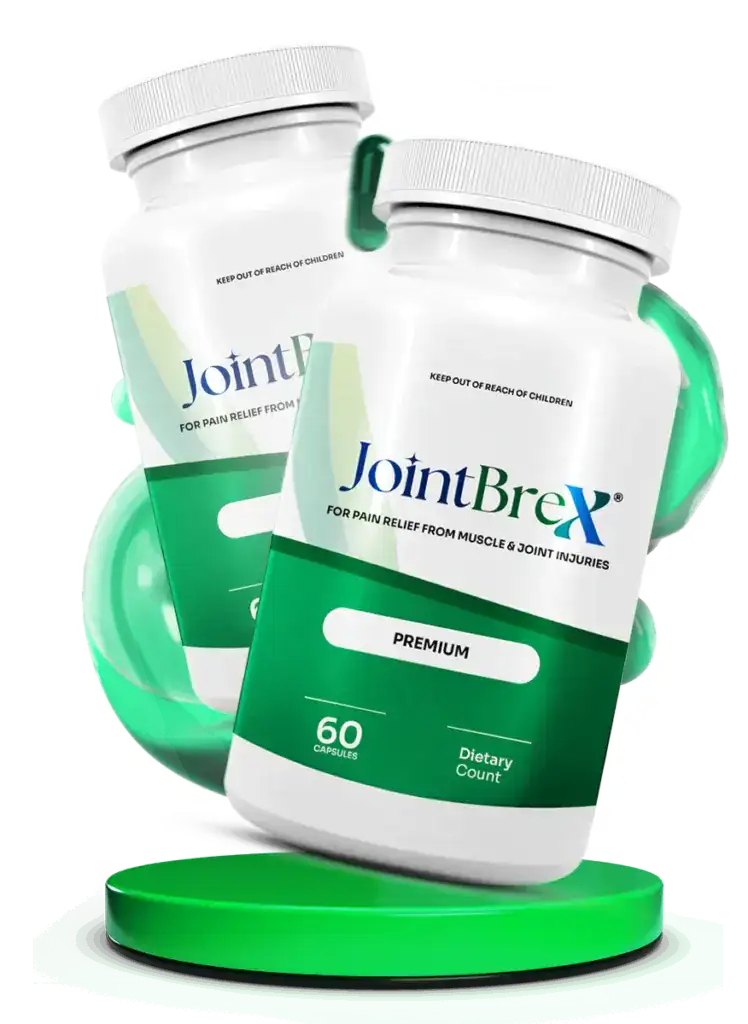 JointBrex supplement bottle showing capsule dietary count