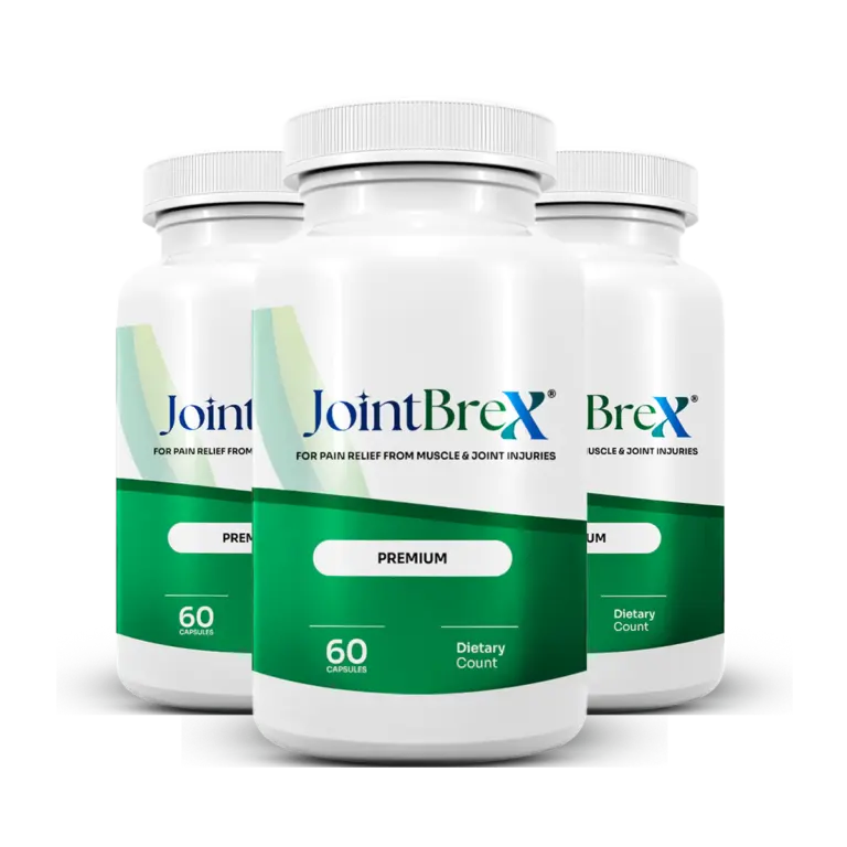 JointBrex bottles supporting daily joint health routine